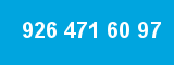 926 471 60 97 926 471 60 97